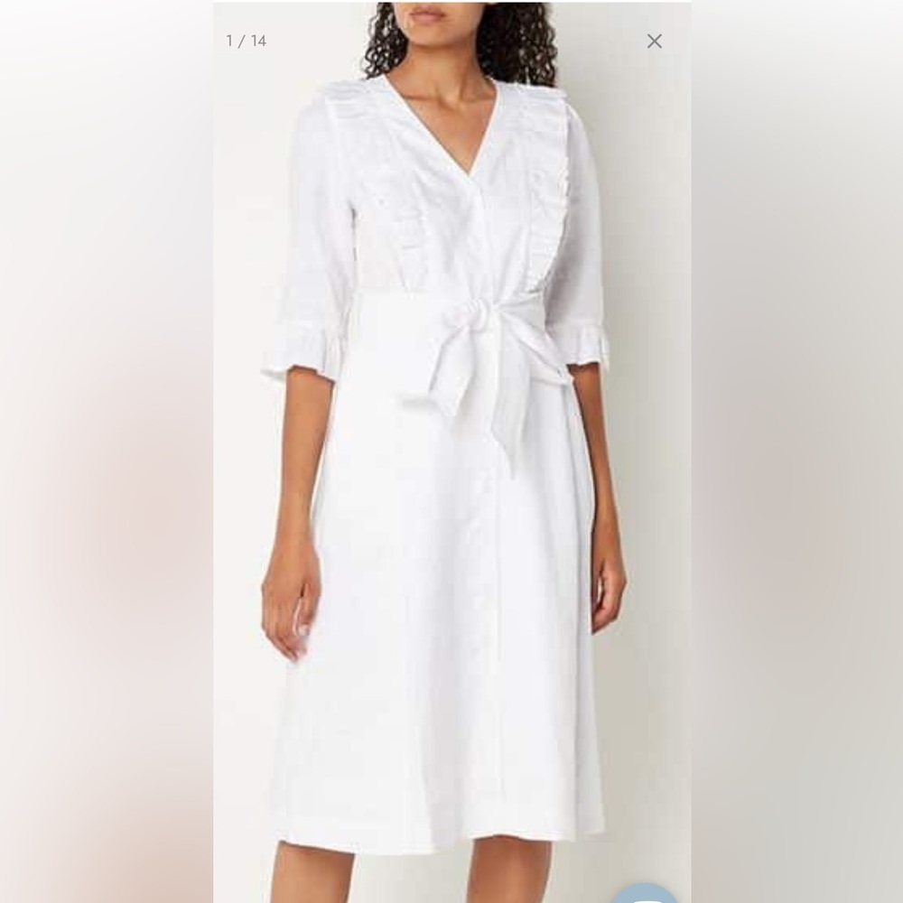 LK Bennett Anya Dress- gorgeous US size 12, pockets. Your wedding dress? Maybe!